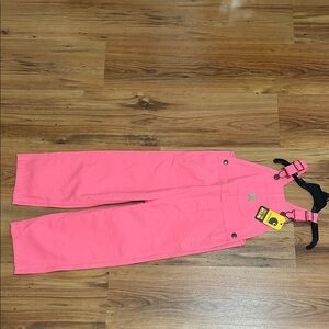 Carhartt Kids Bright Pink Overalls